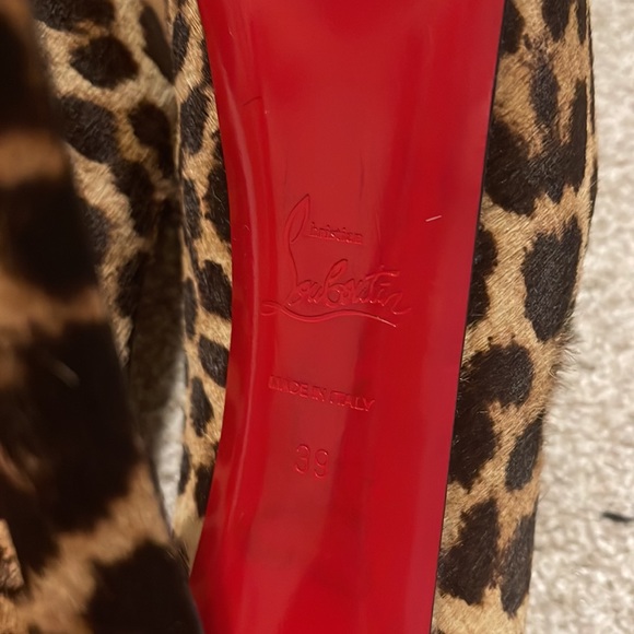 Authentic Daffodile 160 pony leopard Louboutin 39 - Picture 12 of 16